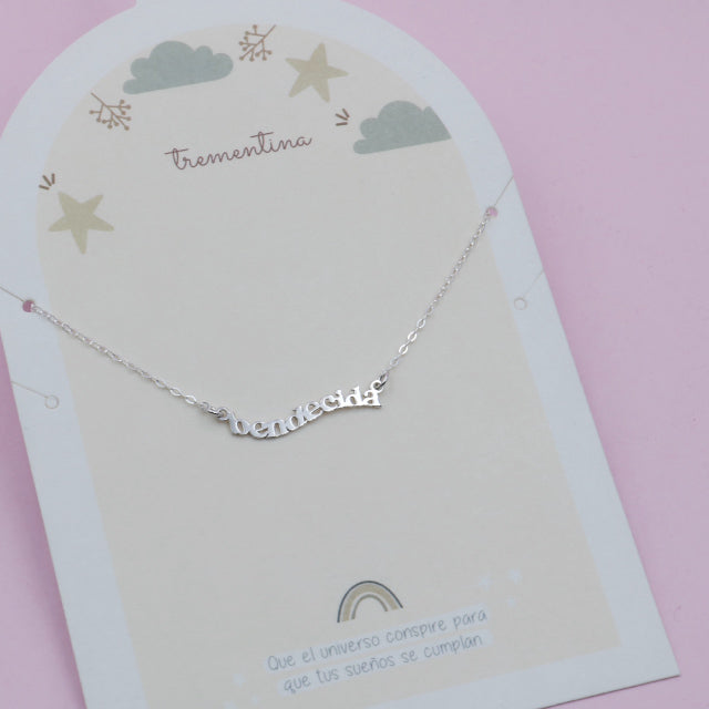 Collar en Plata Bendecida