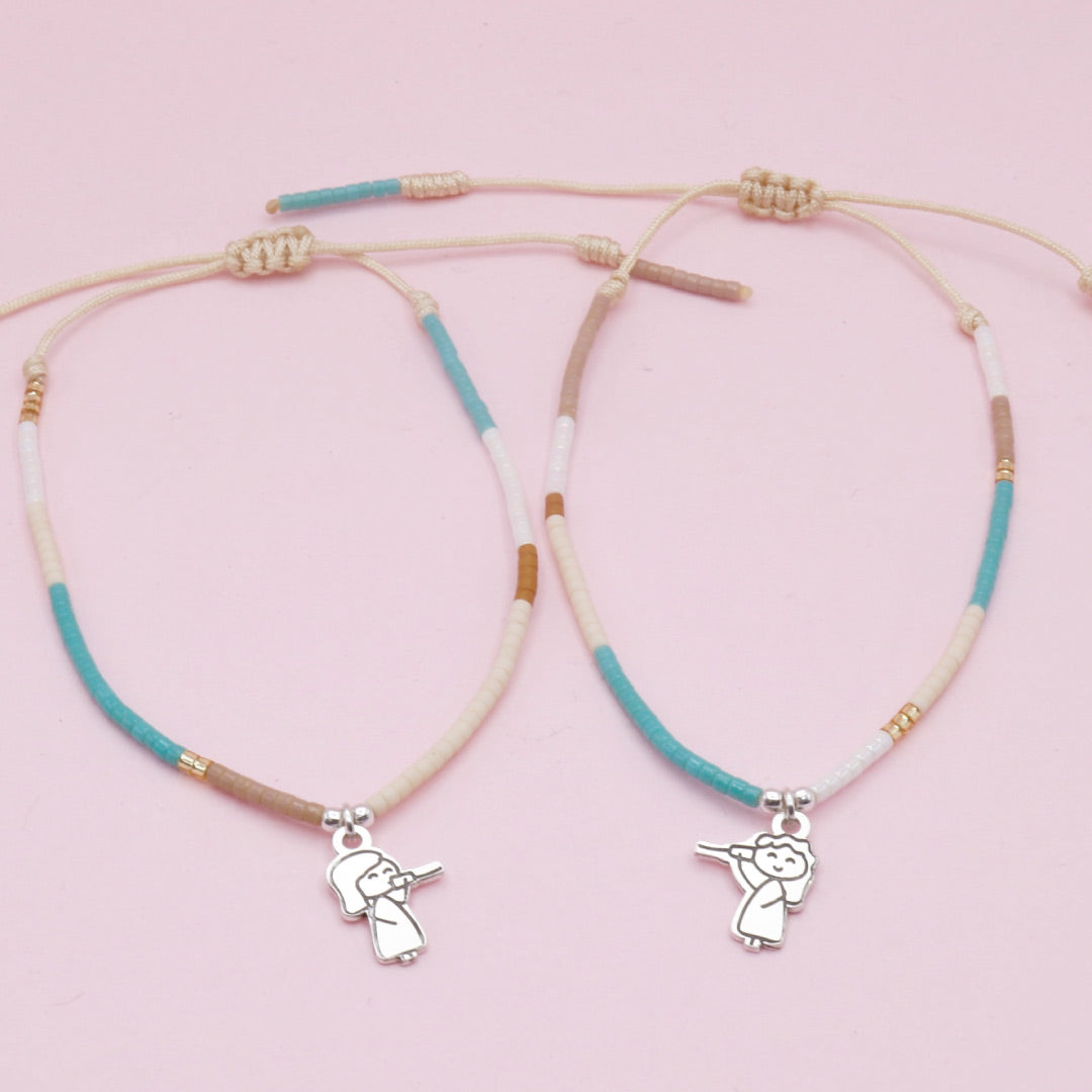 Set de Pulseras Hermanas del Alma Colores Tierra