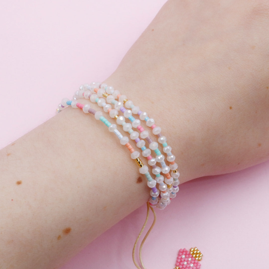 Pulsera Cuatro Líneas Candy Glow