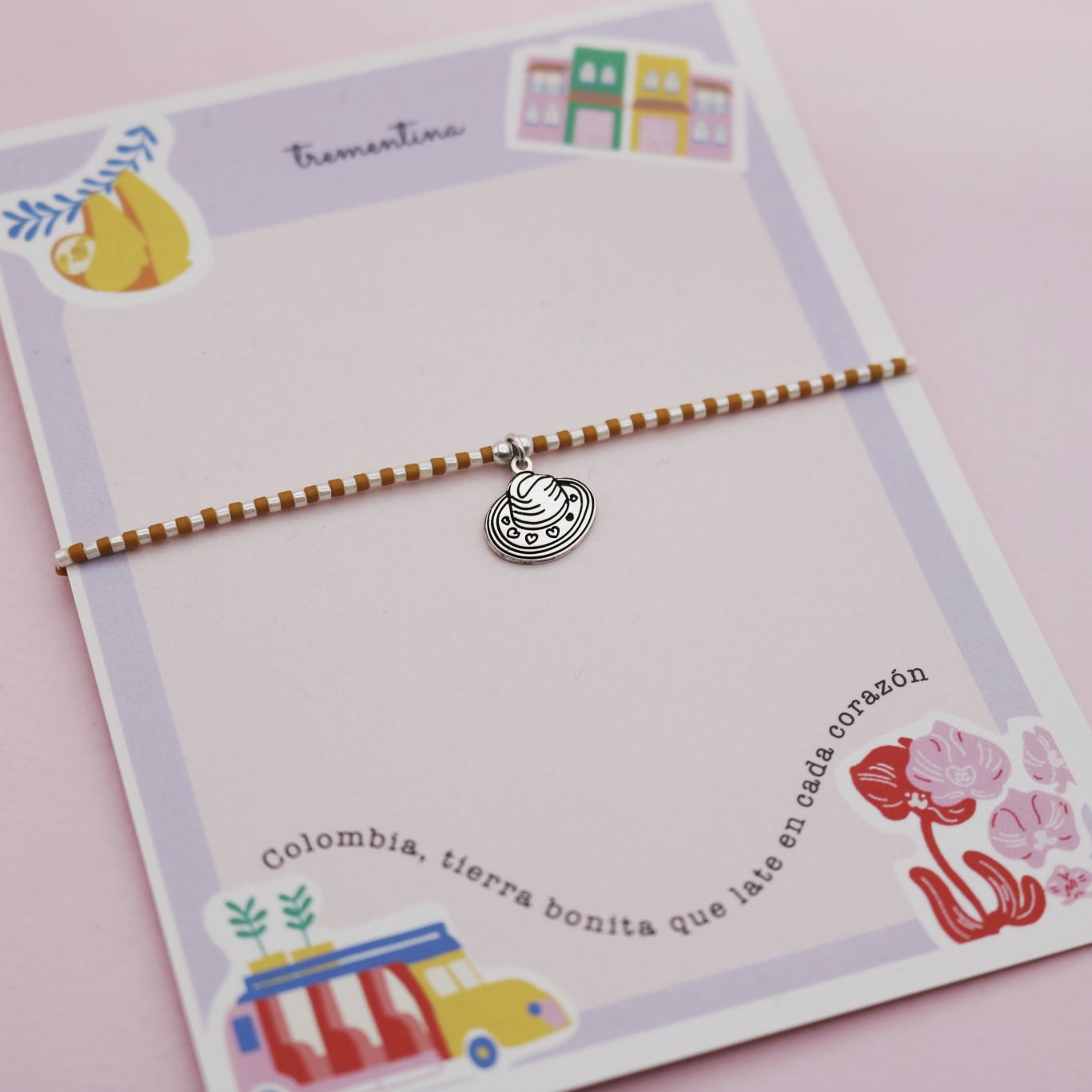 Pulsera Mostacilla Sombrero Vueltiado