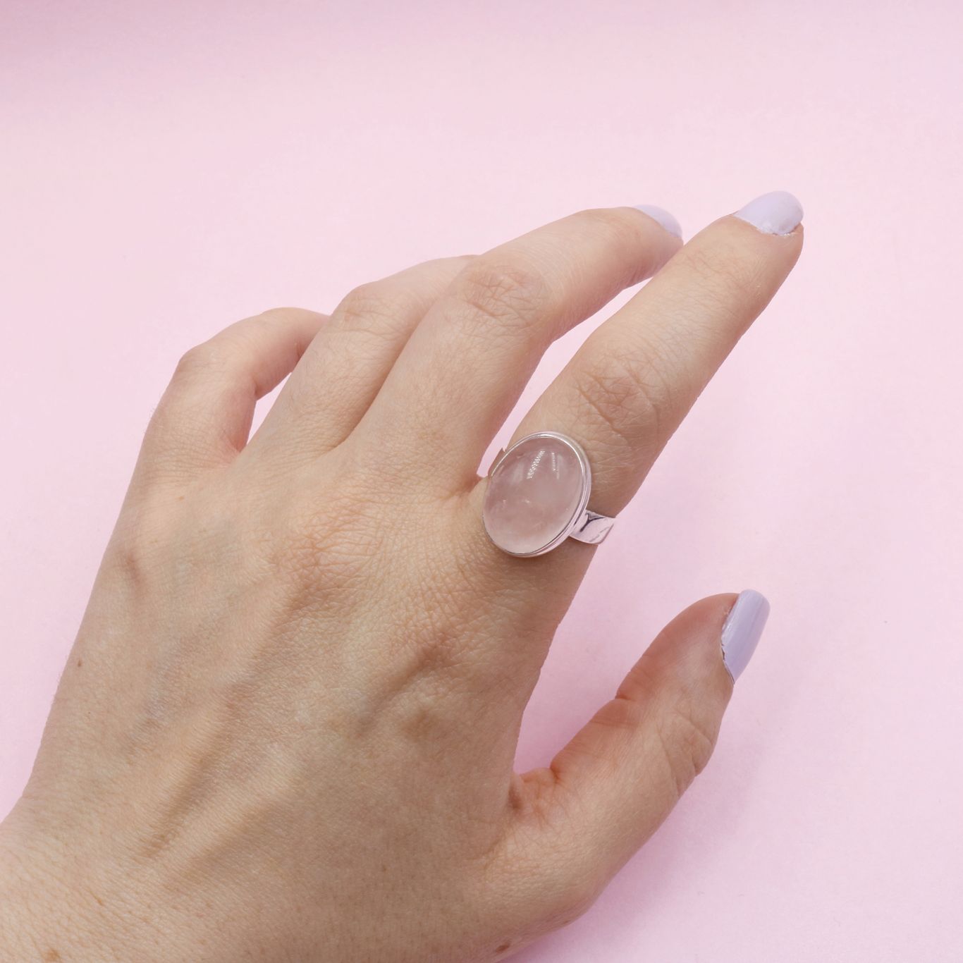 Anillo de Plata Luz de Cuarzo