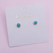 Topos Turquesa Natural de Plata