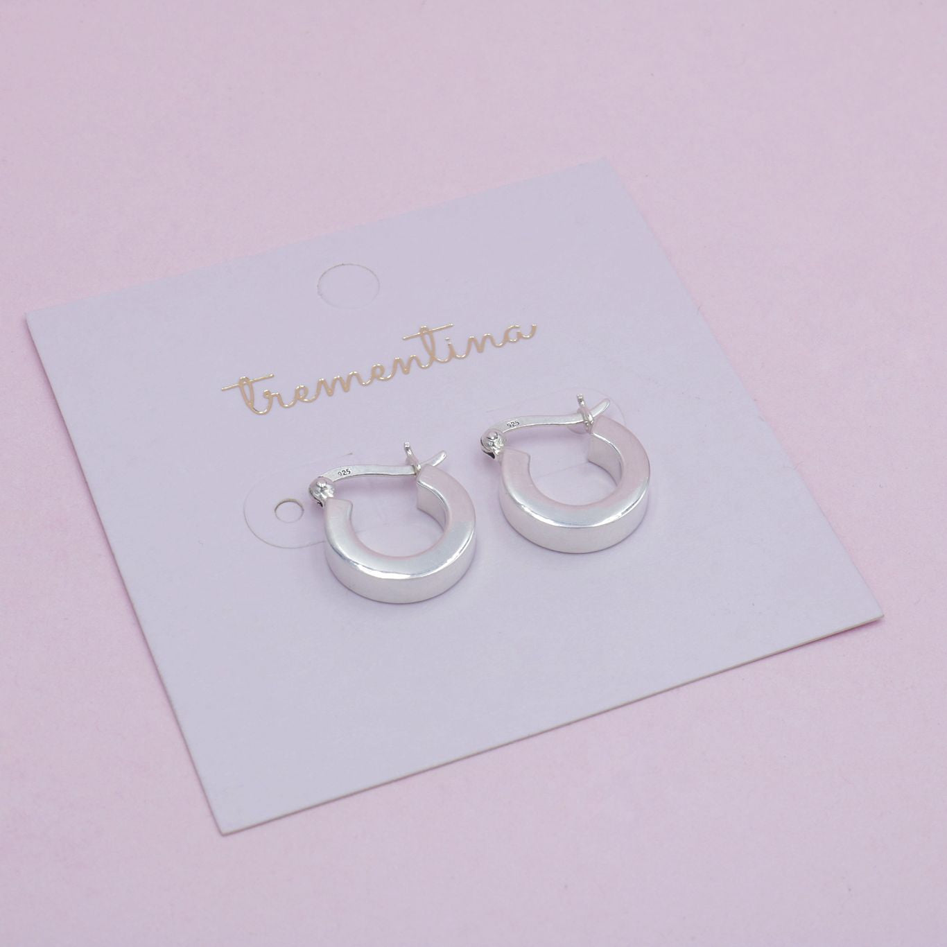 Candongas de Plata Bold Brillantes