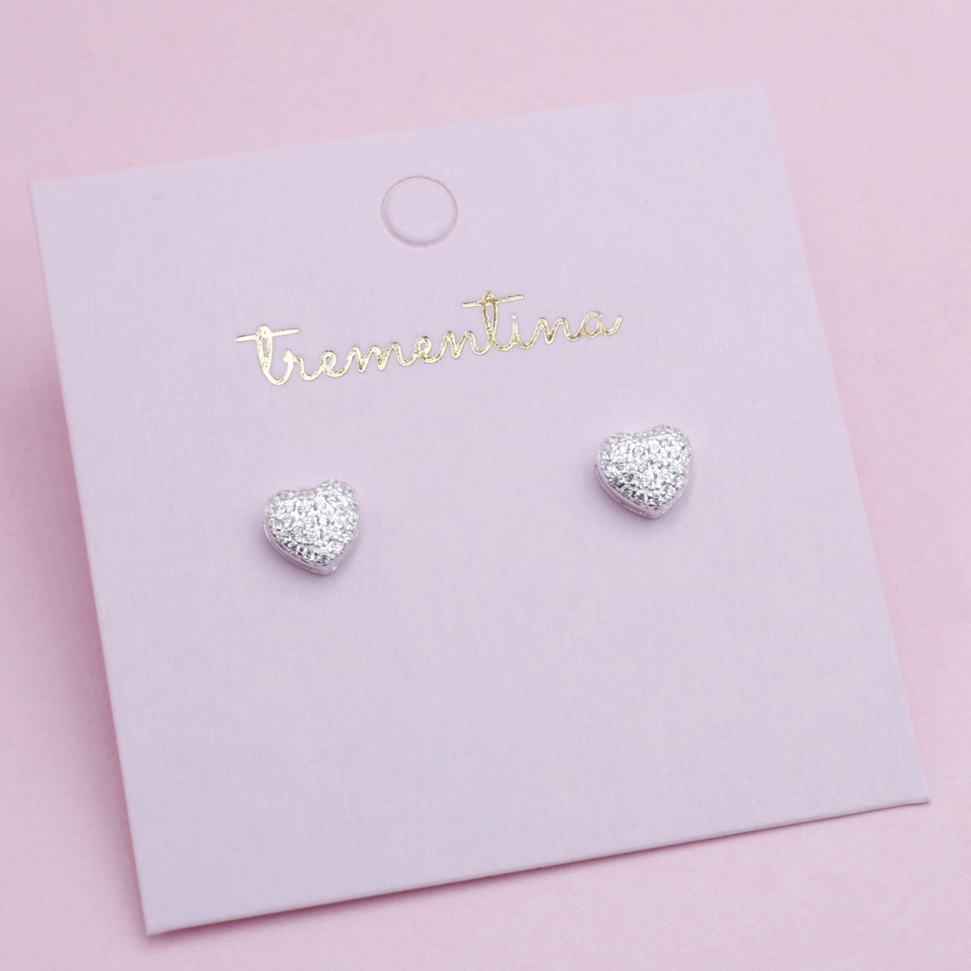 Topos de Plata Corazón Circones