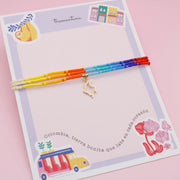 Pulsera Silueta Colombia en Mostacilla Miyuki