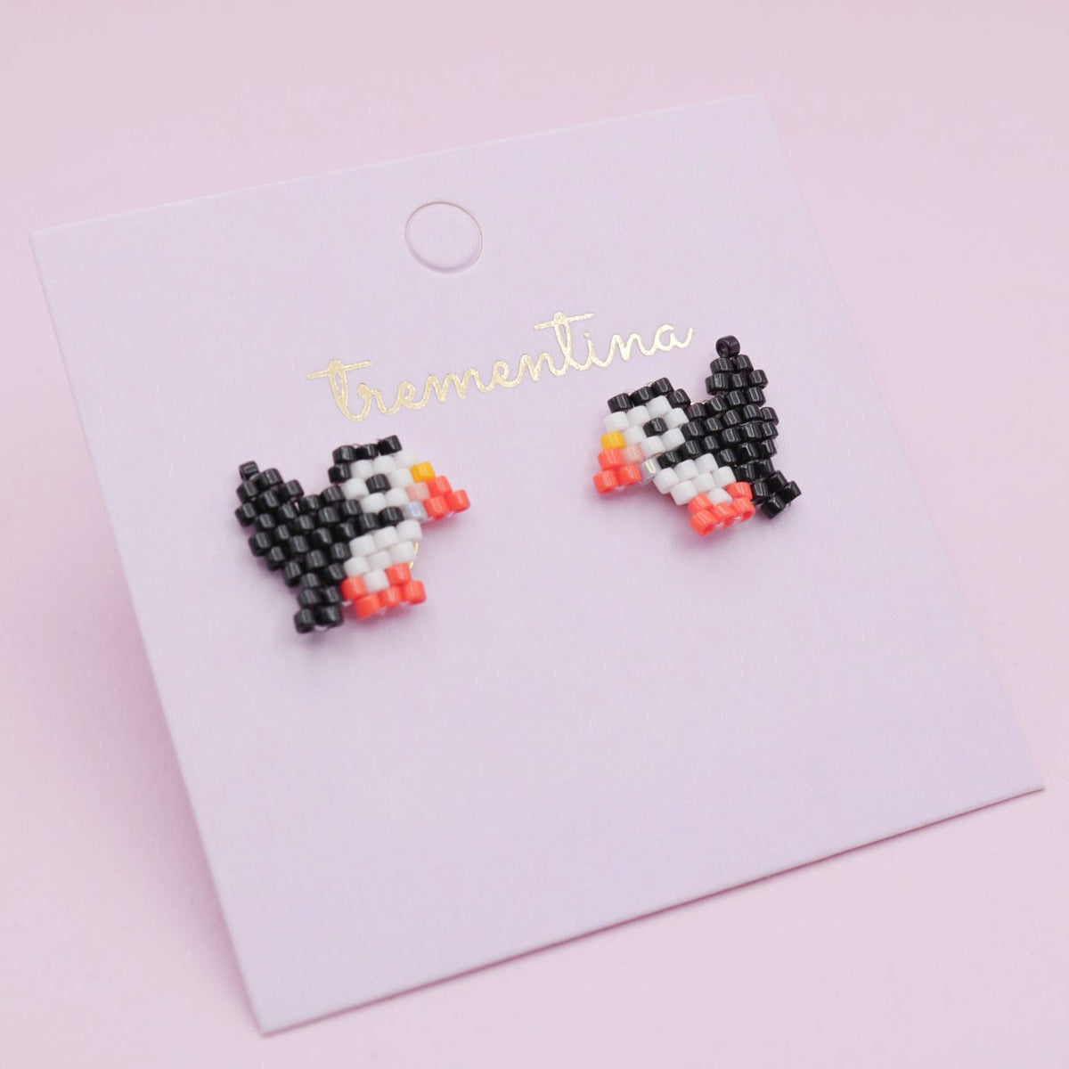 Aretes Tucán Tejidos Miyuki