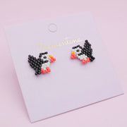 Aretes Tucán Tejidos Miyuki