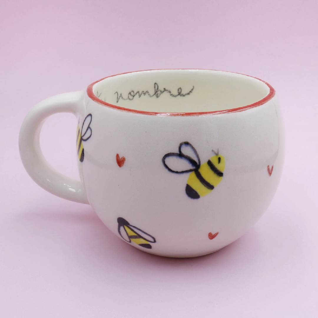 MUG ABEJITA "Mi sonrisa lleva tu nombre"