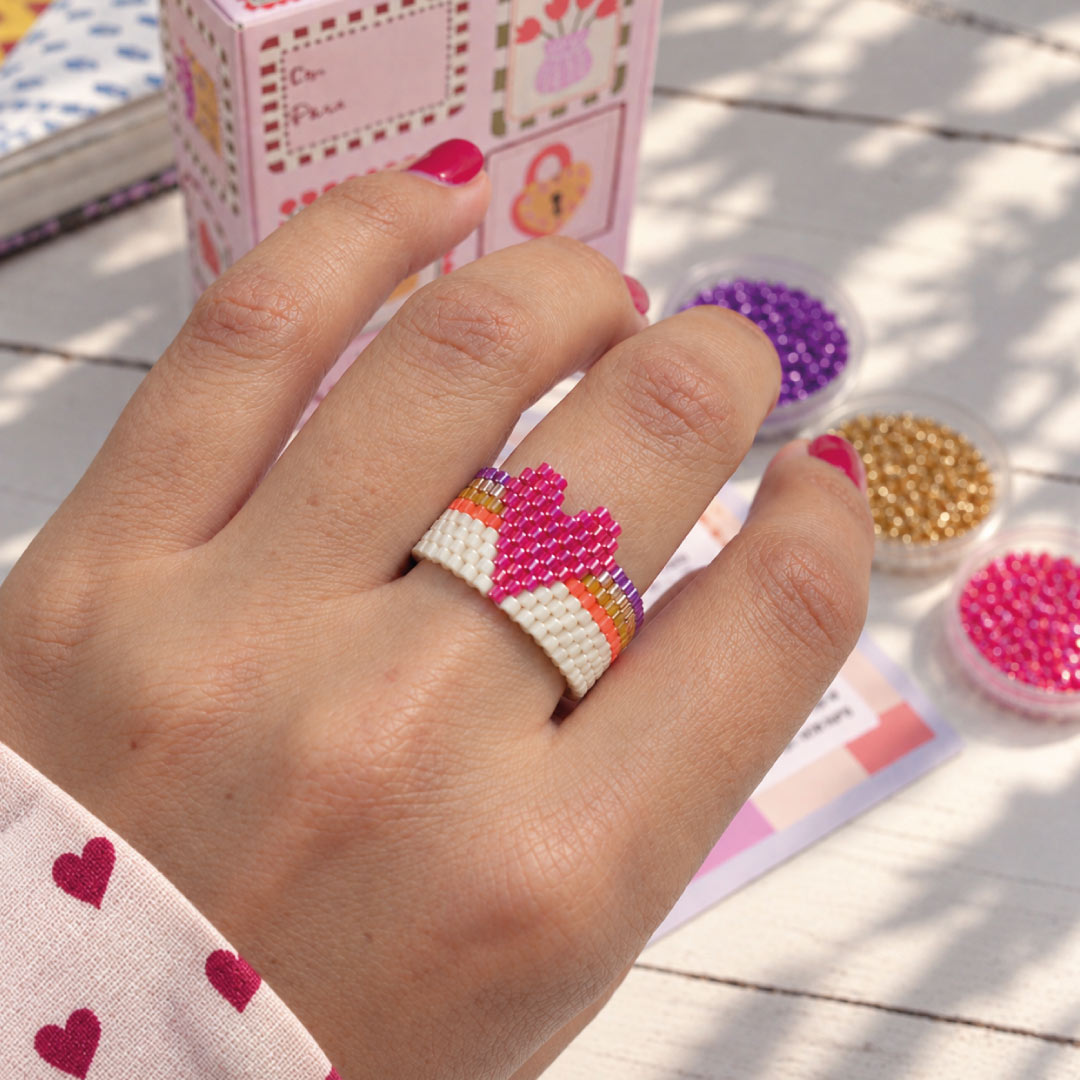 Anillo Miyuki Rubor