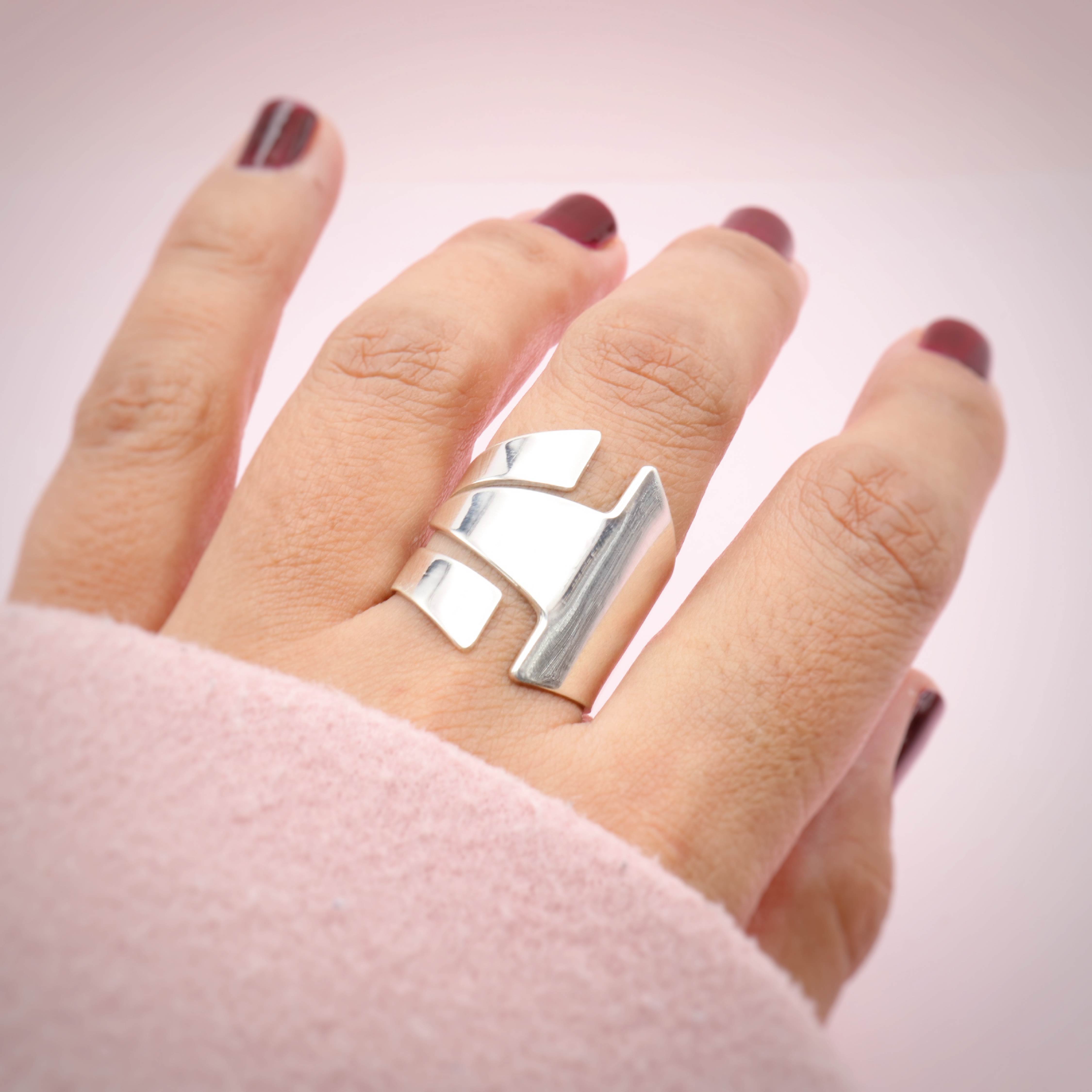 Anillo Equilibrio De Plata