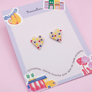 Aretes Tejidos Latido Colombia