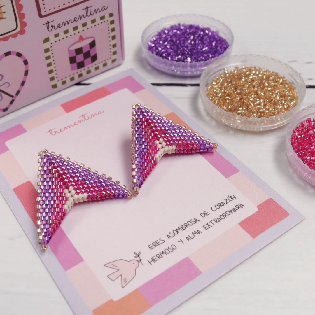 Aretes Tejidos Vértice