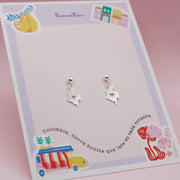 Aretes en Plata Colombia Colgante