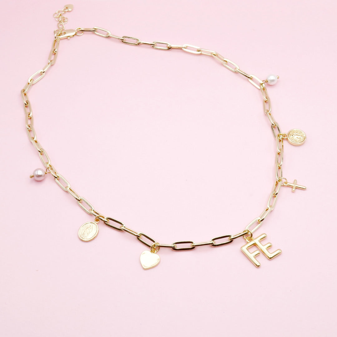Collar Fe Dorado