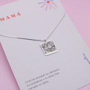 Collar Fotograbado Personalizado en Plata