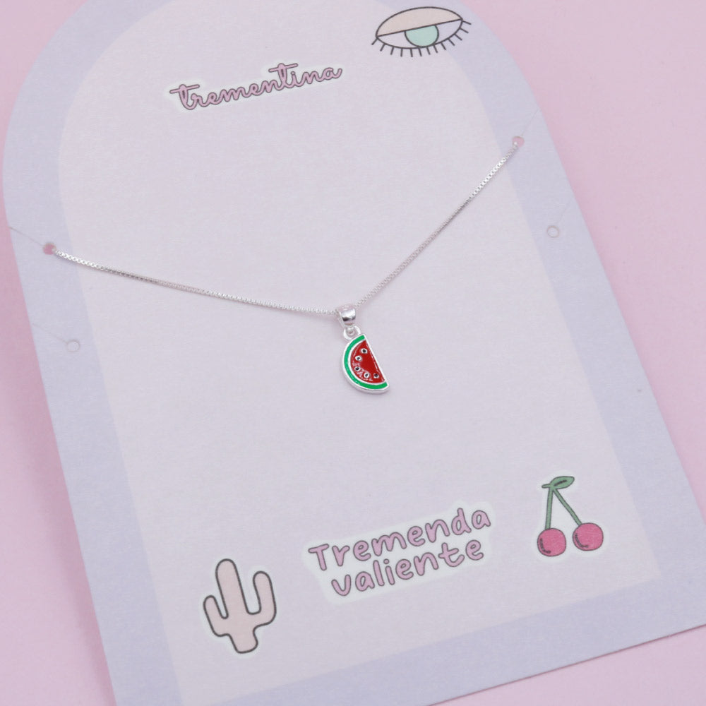 Collar de Plata Sandia