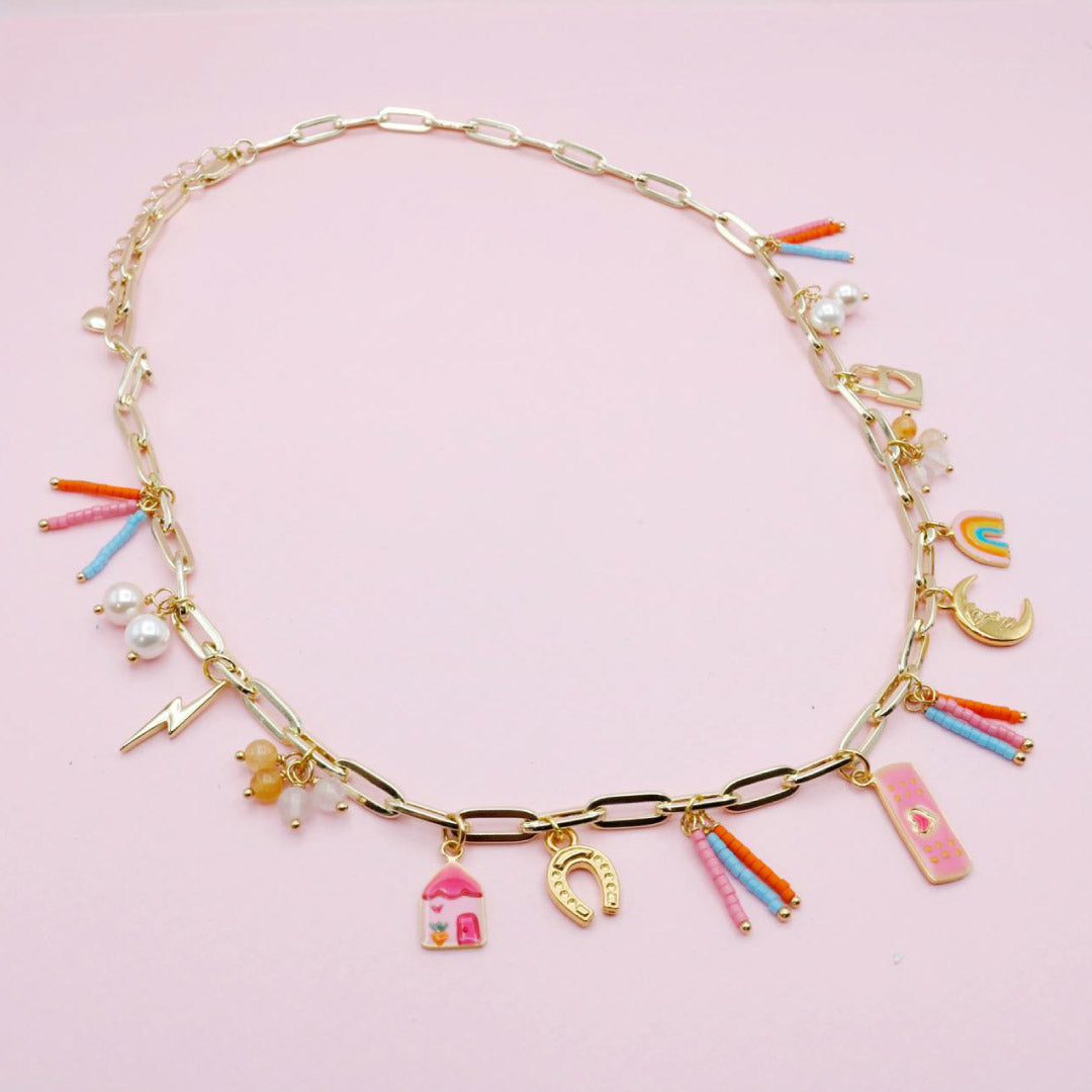 Collar Multidije Dorado Sueños Cotidianos