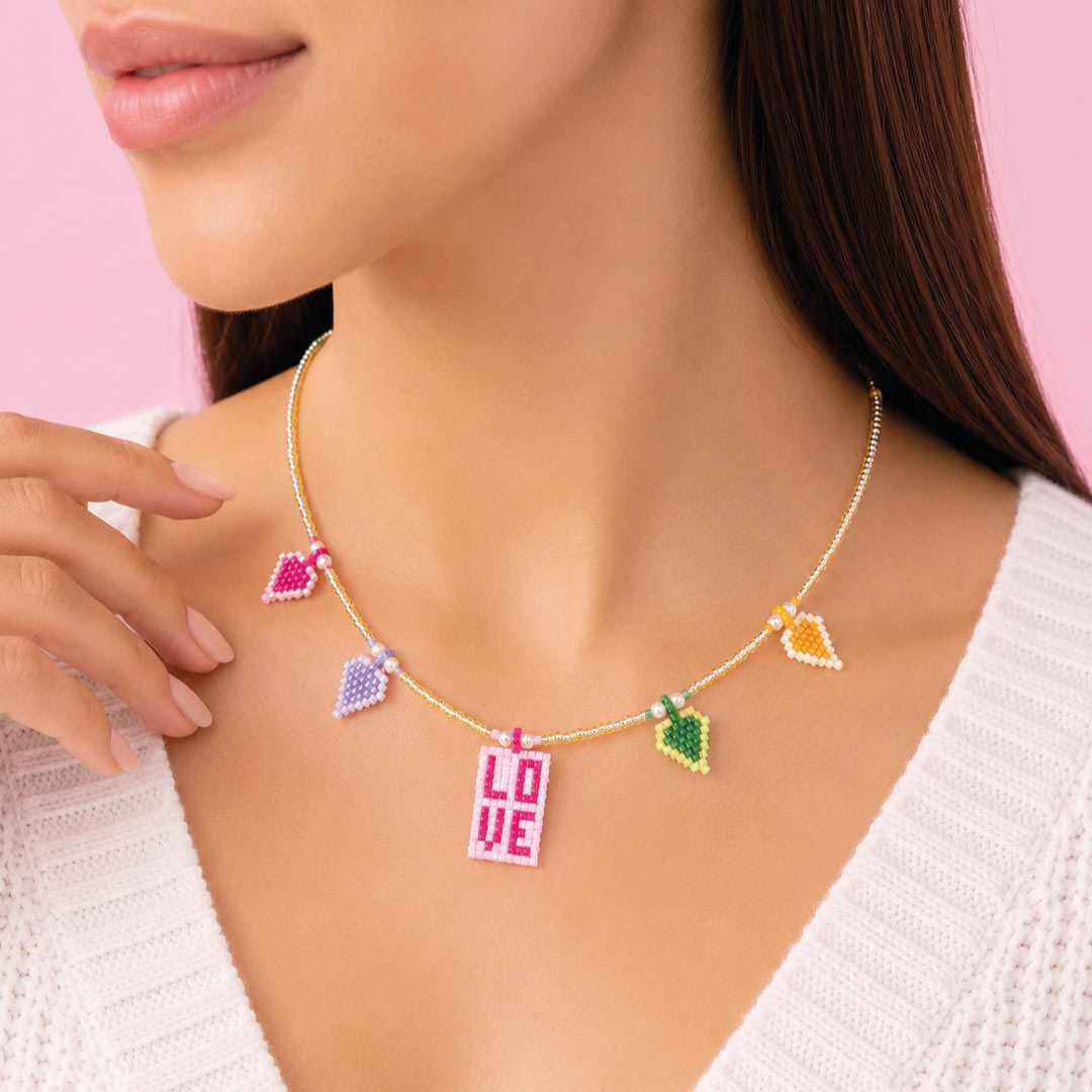 Collar Tejido LOVE