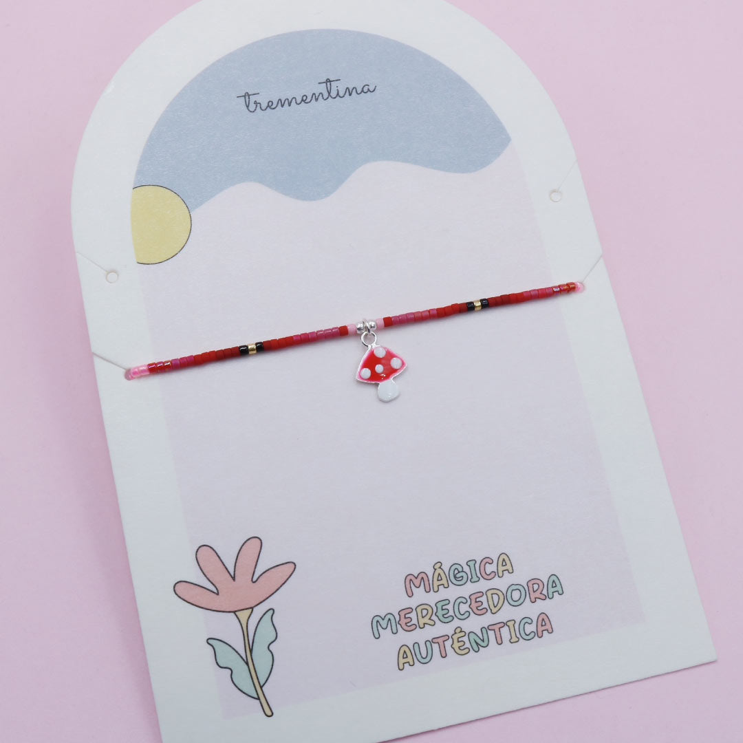Pulsera Mostacilla Hongo