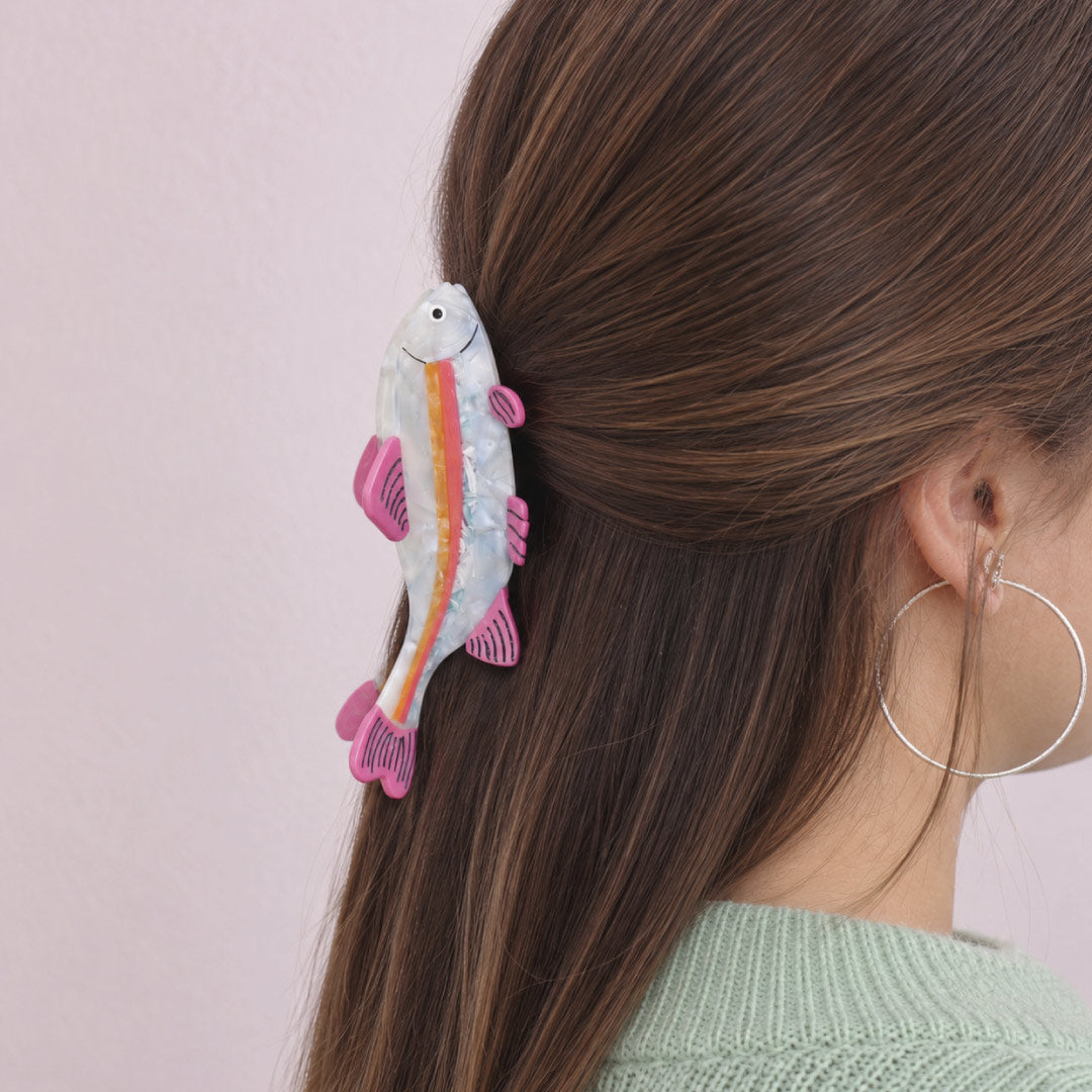 Hair Clip Pez Arcoíris