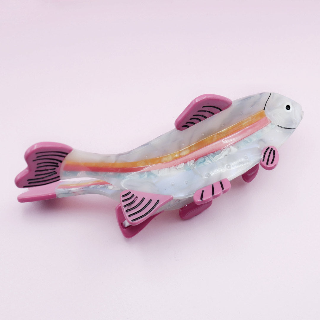 Hair Clip Pez Arcoíris