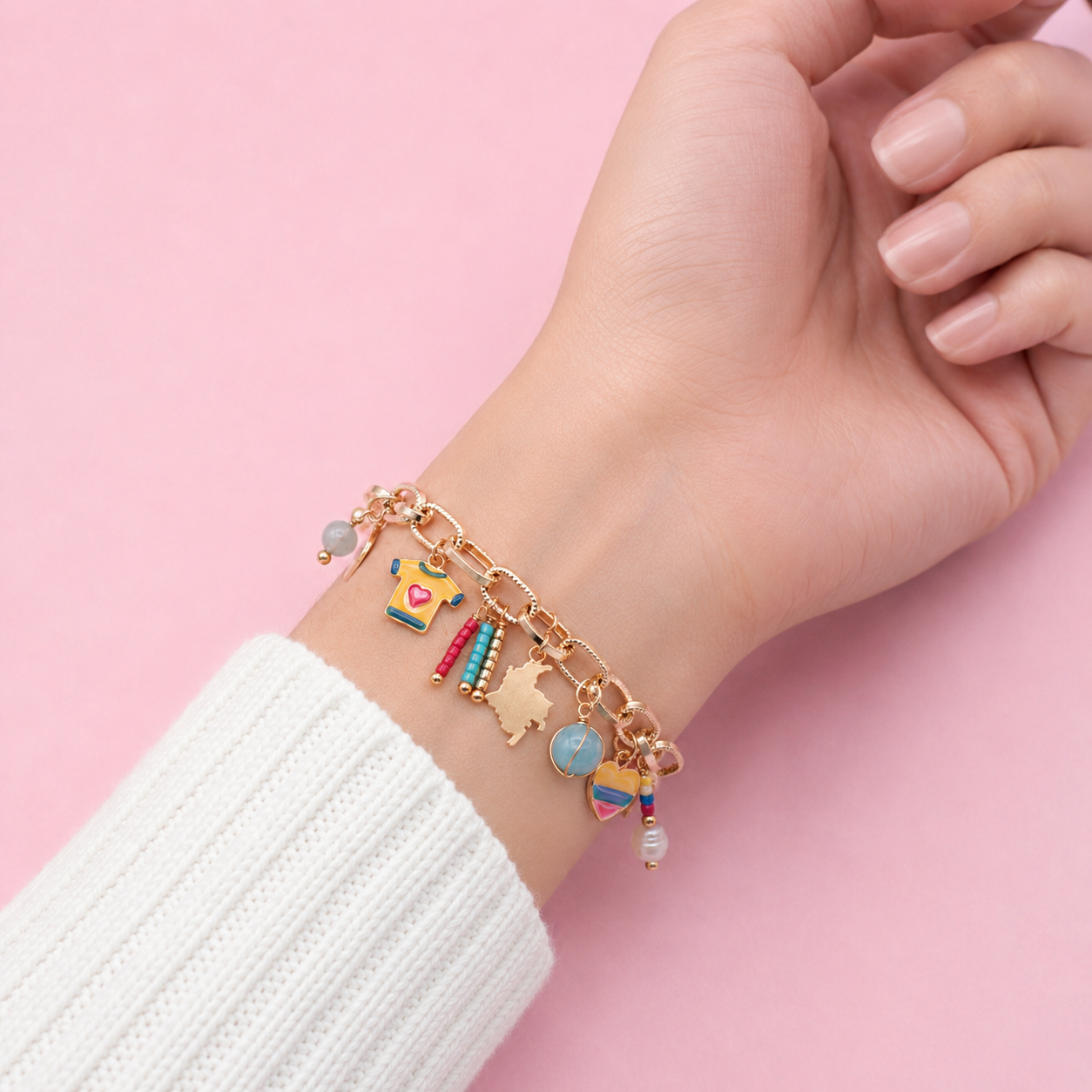 Pulsera Colombianisma Dorada