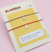 Set de Pulseras Mostacilla Amigas en Reset