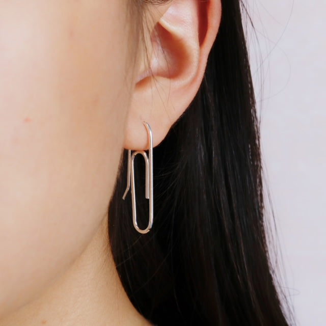 Aretes Clip en Plata