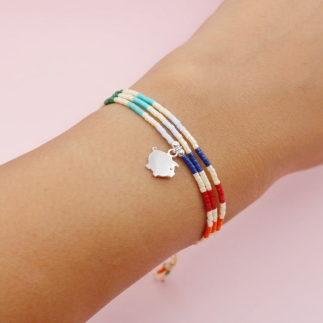 Pulsera Mostacilla Happy Pig