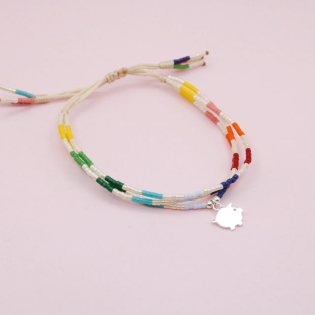 Pulsera Mostacilla Happy Pig
