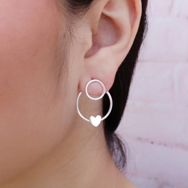 Aretes Minimalista Corazón