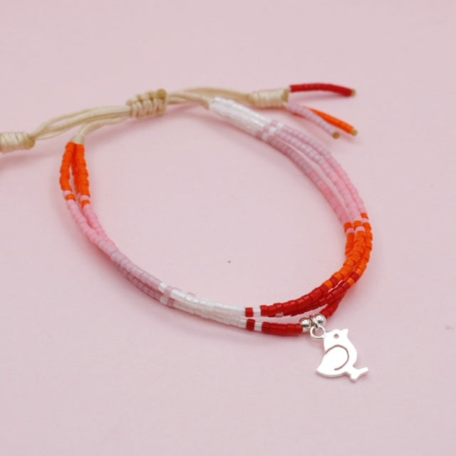 Pulsera Mostacilla Miyuki Pajarito