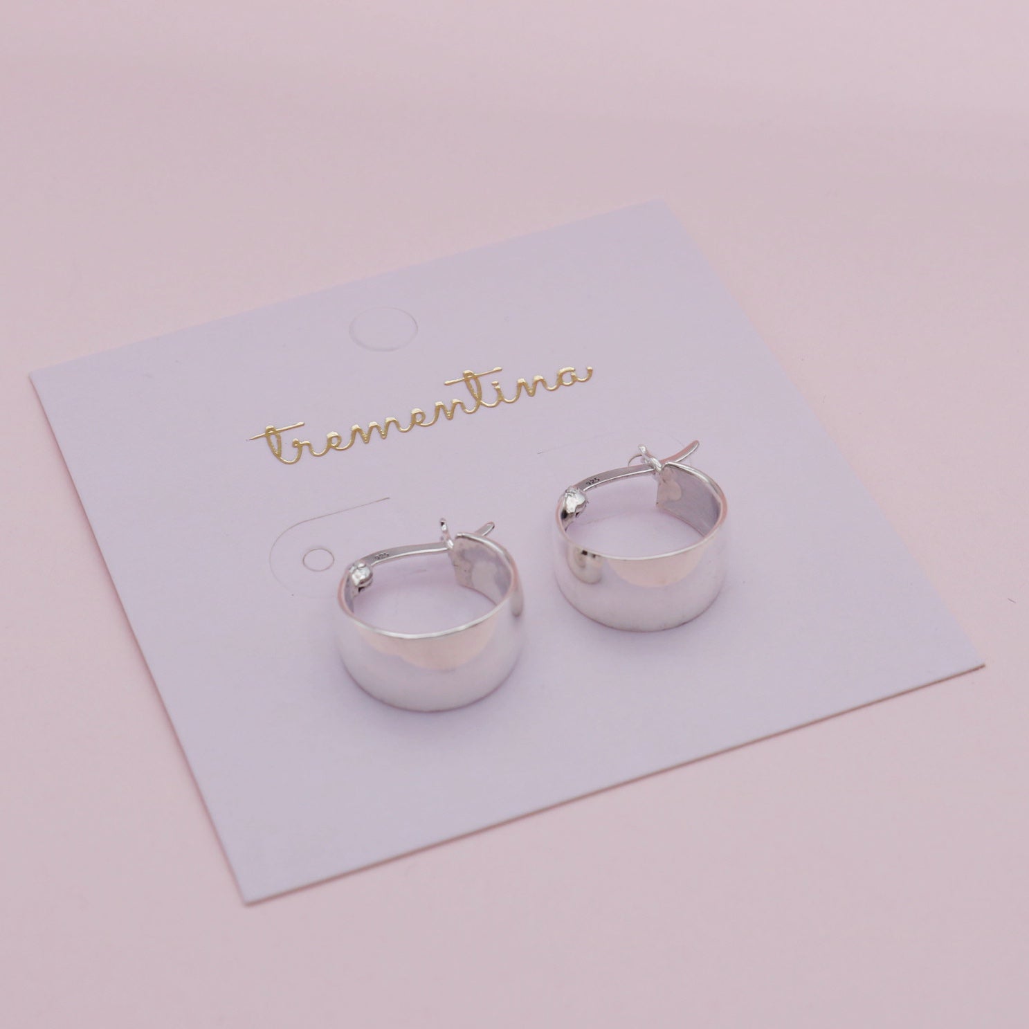 Silver Hoops Tesoros