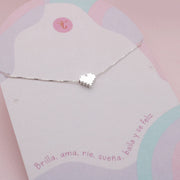 Collar en Plata Amor en Pixeles