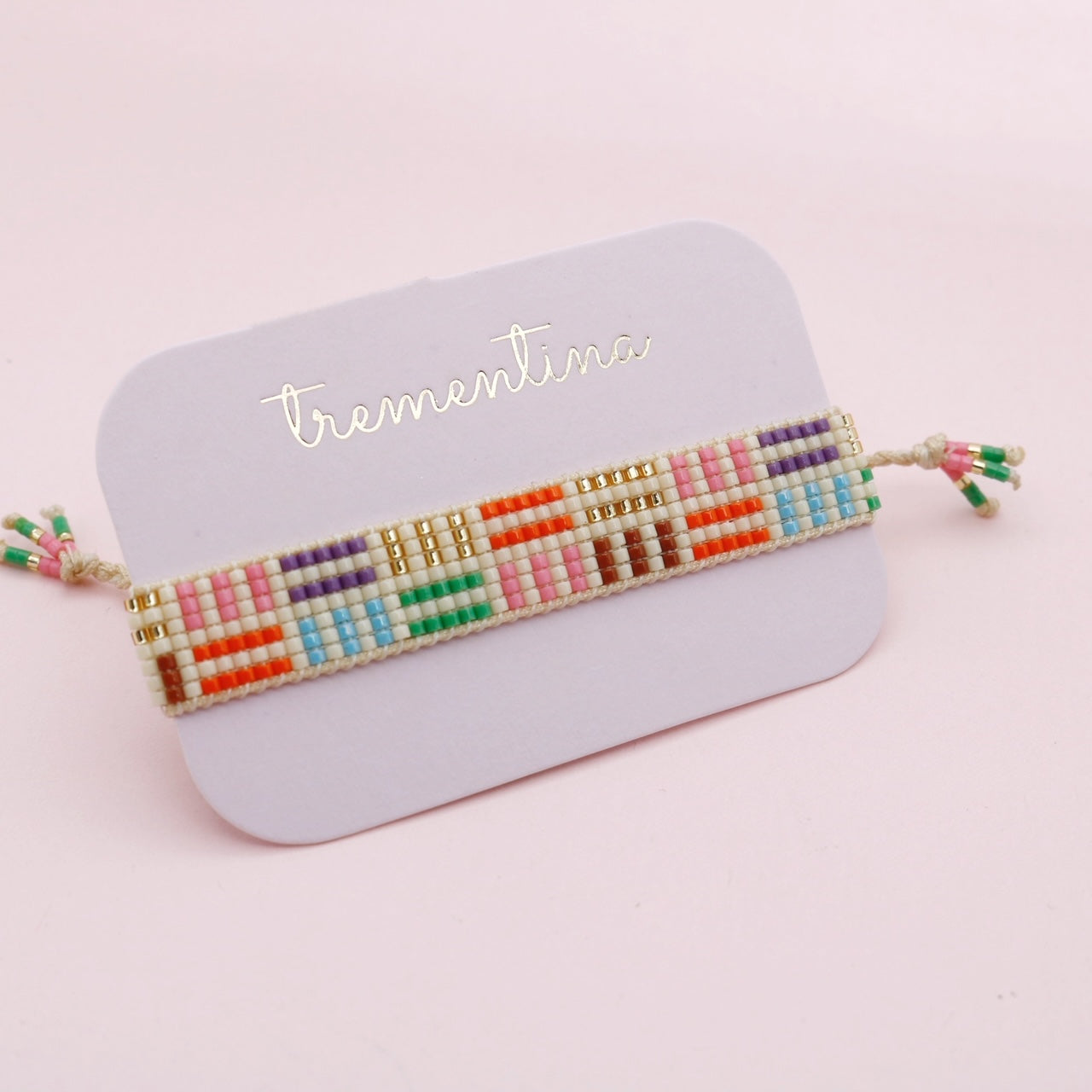 Pulsera Tejida Líneas