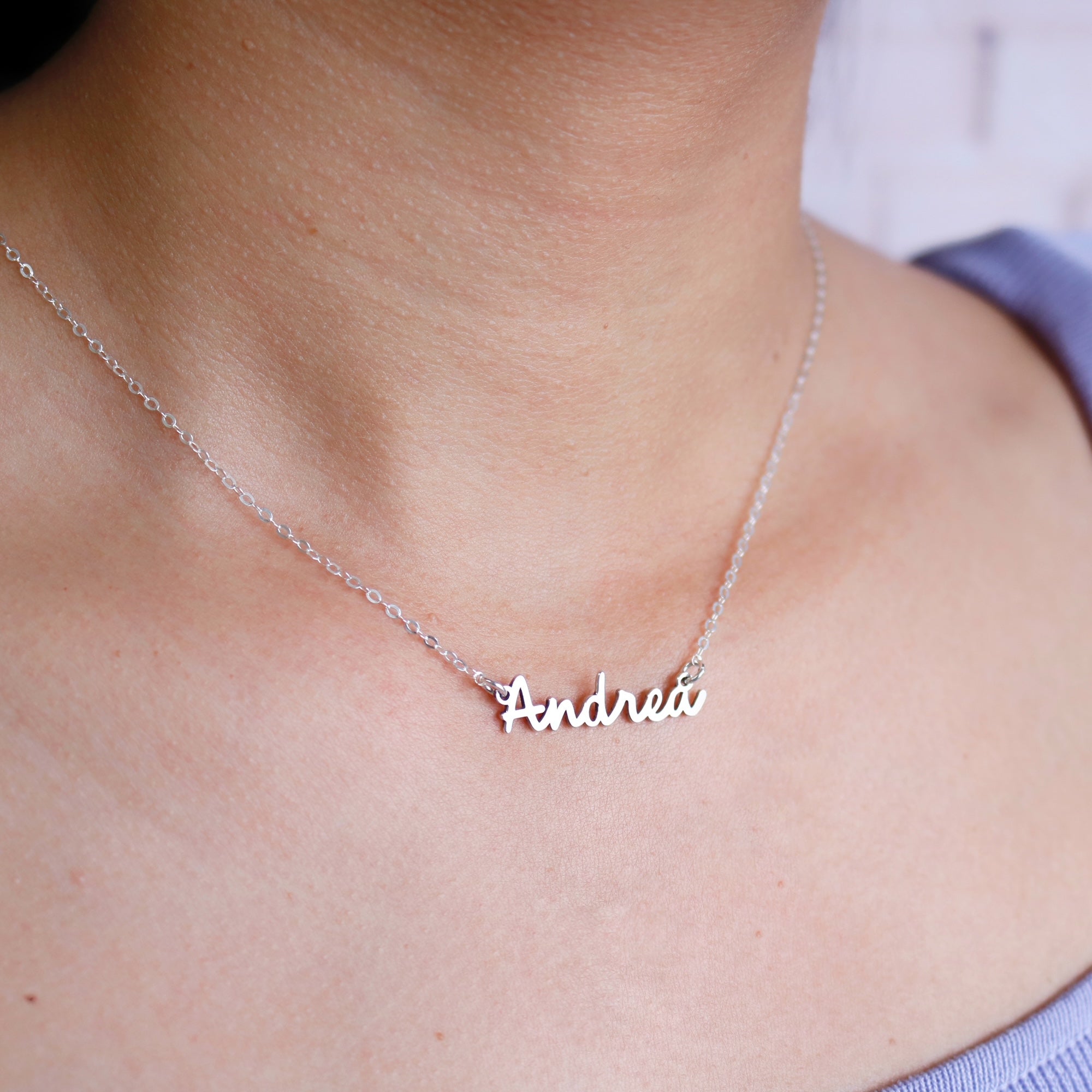 Collar Nombre o palabra Horizontal Andrea