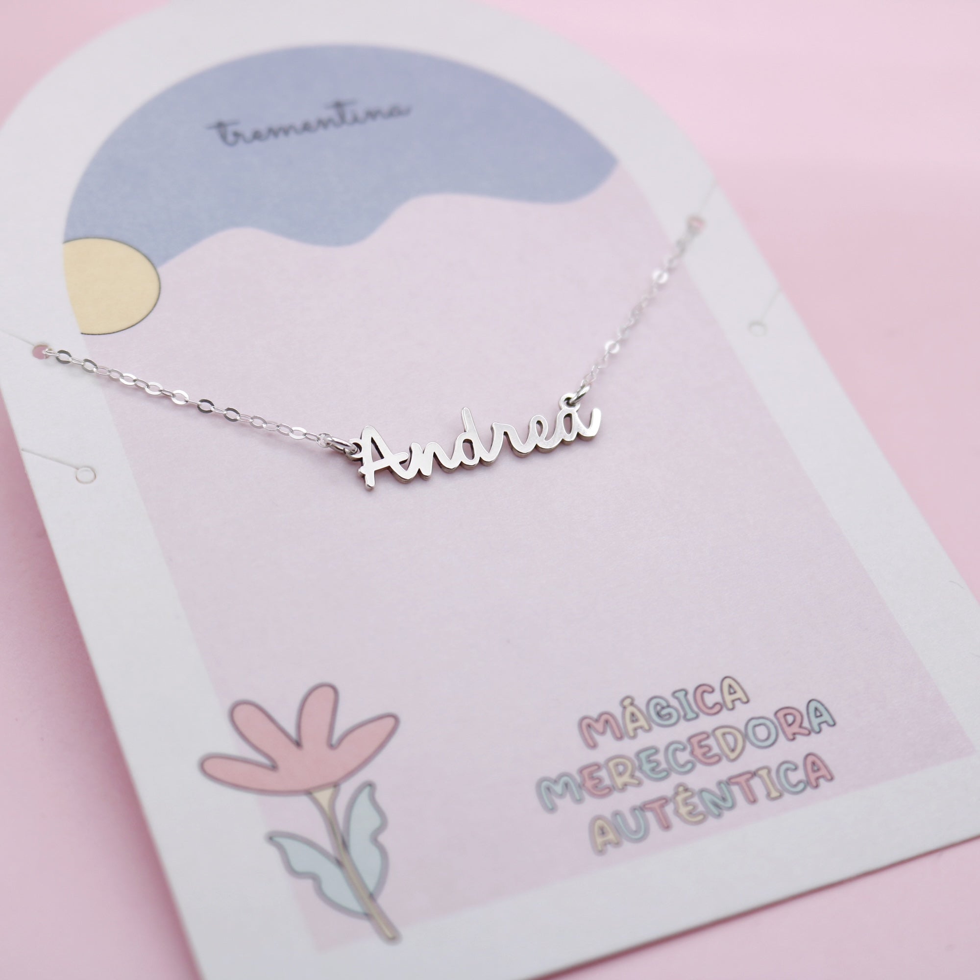 Collar Nombre o palabra Horizontal Andrea