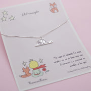 Collar de Plata Lo Esencial es Invisible a los Ojos