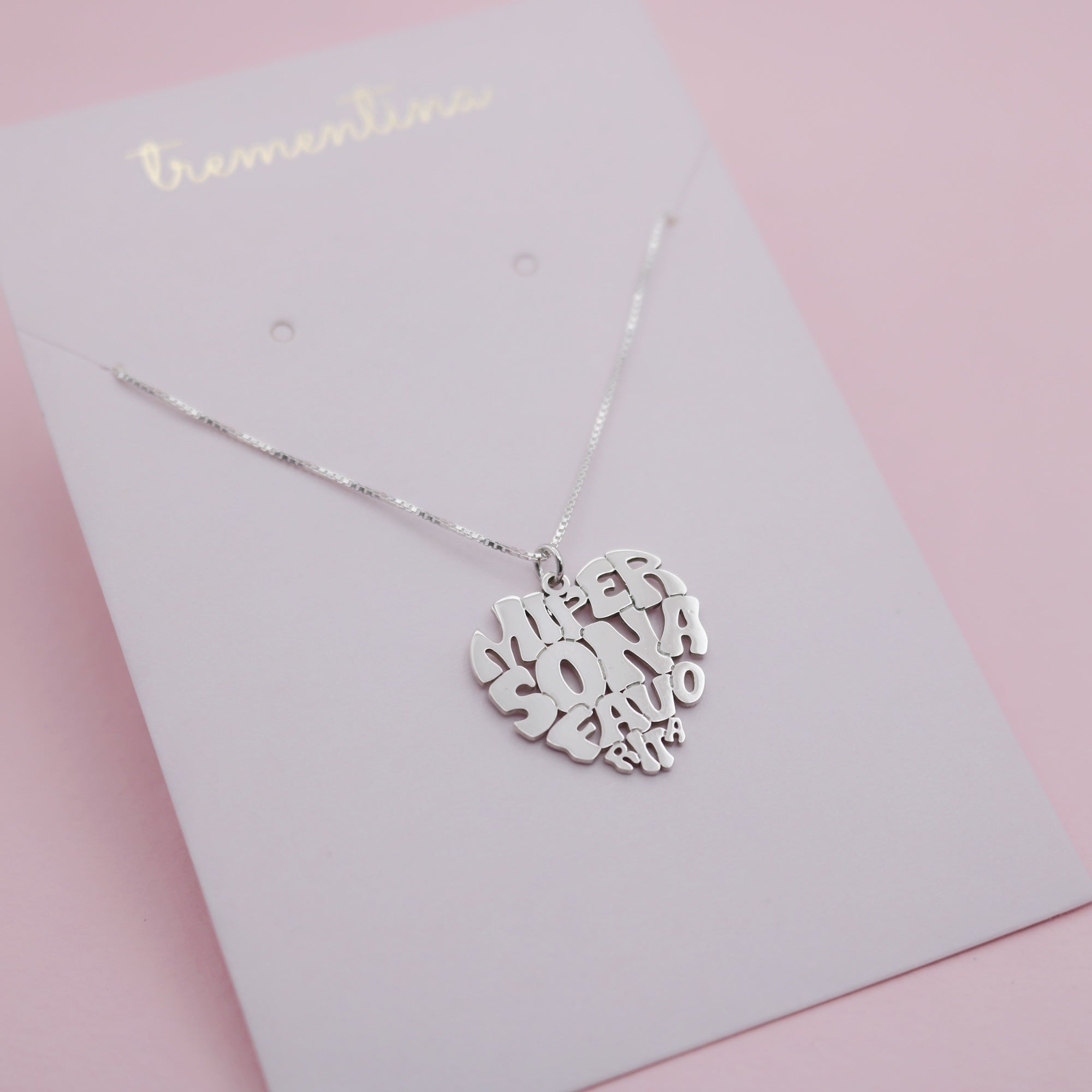 Collar en Plata Mi Persona Favortita