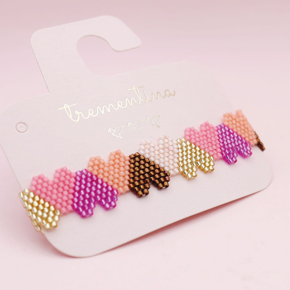 Pulsera Corazones Colores Pastel