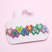 Pulsera Mostacilla Amor Multicolor