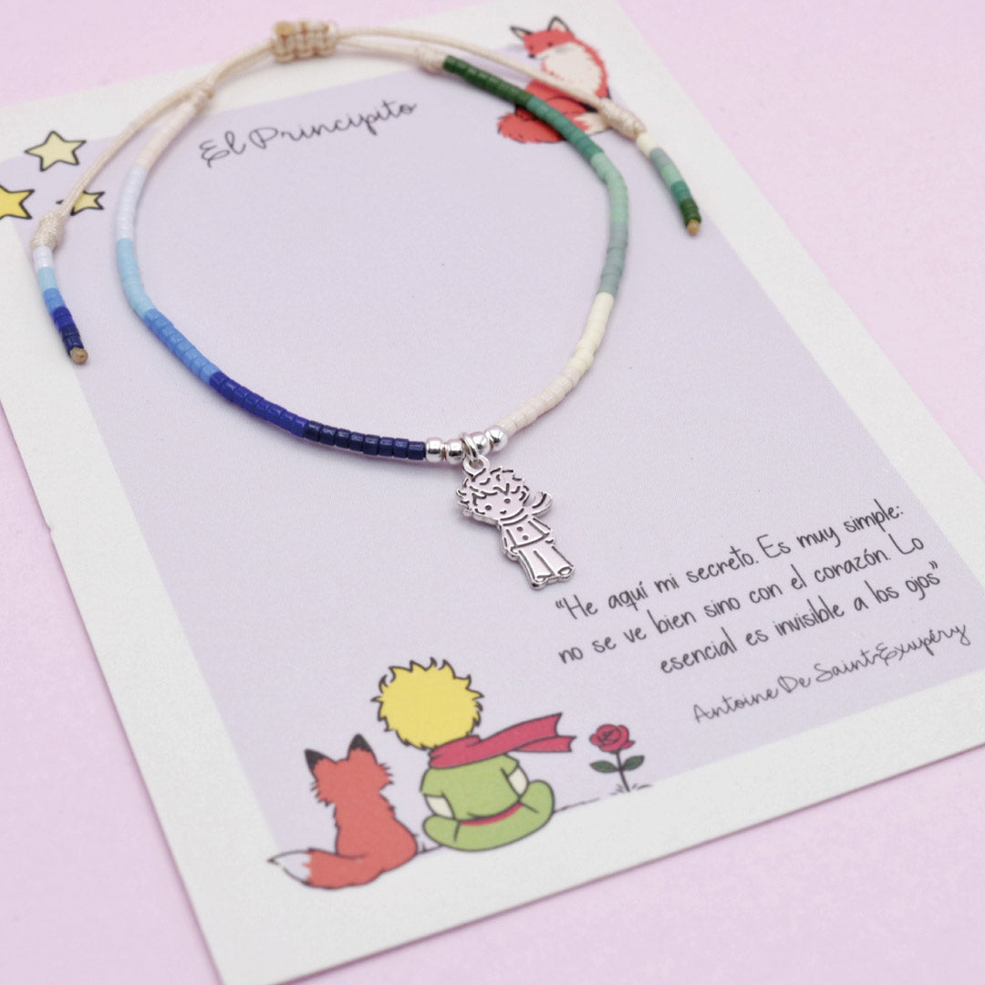 Pulsera Miyuki Principito Azul