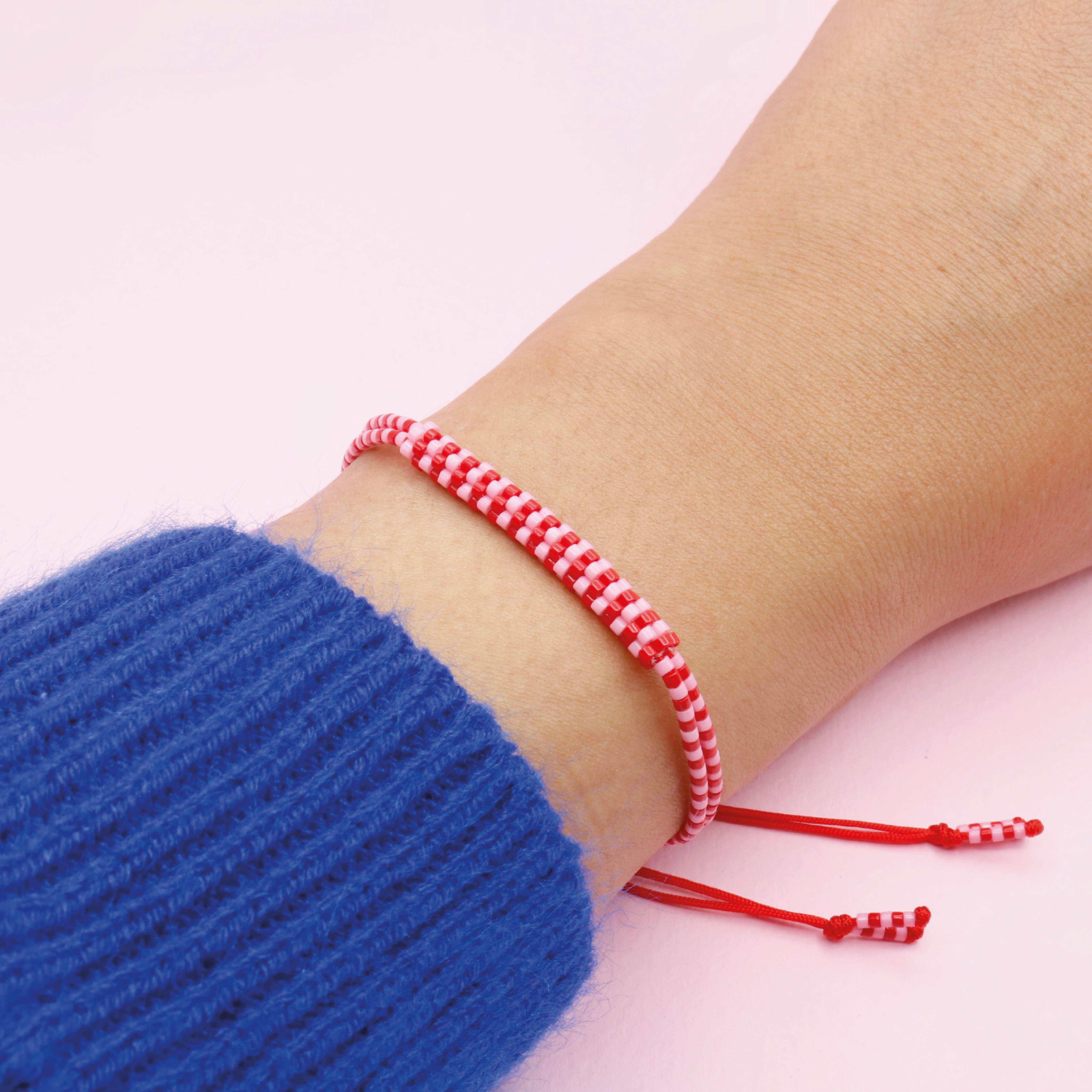 Pulsera Mostacilla Sweet Red