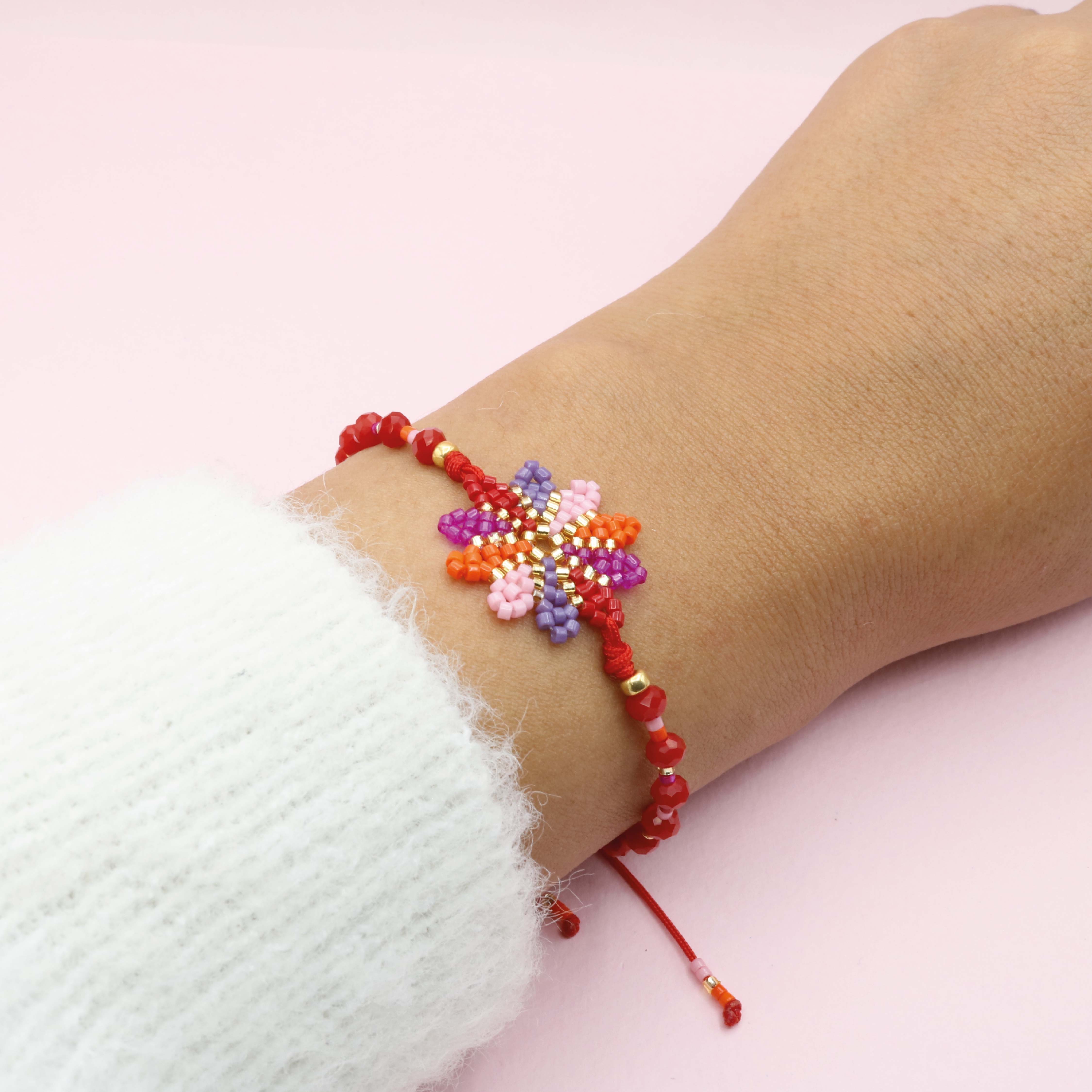 Pulsera Tejida Magic Flower