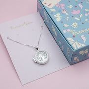 Relicario Árbol de la Vida en Plata Circones Verdes