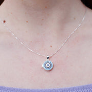 Relicario en Plata Pequeño Ojo