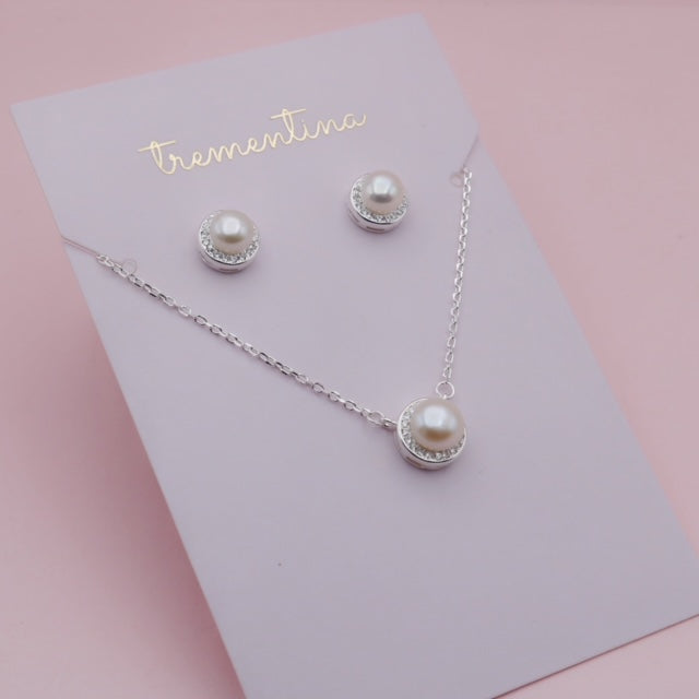 Set en Plata Perla