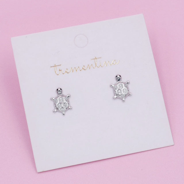 Topos de Plata Tortuga con Circones Transparentes