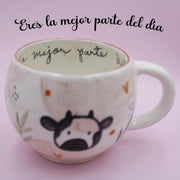 MUG VACA "Eres la Mejor Parte del Día"