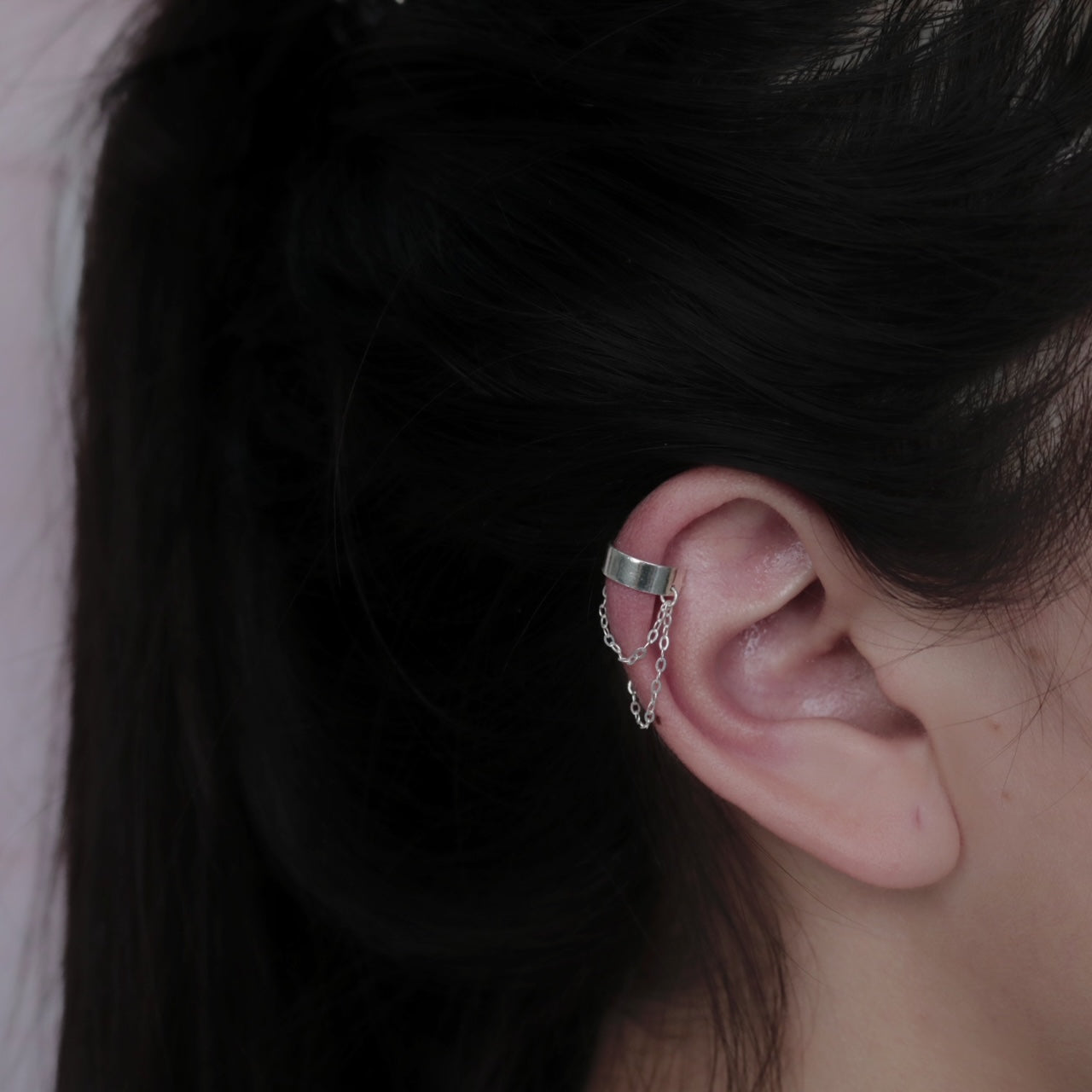 Earcuff Doble Cadena